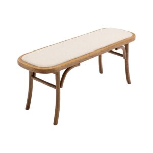 Retro Design Rustic Wood Entryway Bench