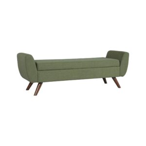 Modern Entryway Bench With Wood Legs