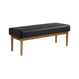 PU Leather Upholstered Entryway Bench