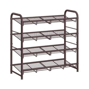 Bronze Adjustable Tilt Angle Shoe Organizer