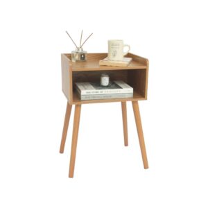 Stylish Brown Side Table For Bedroom