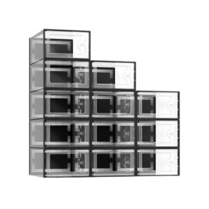 Clear Stackable Plastic Shoe Organizer